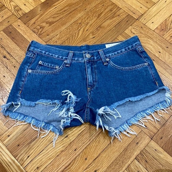 Rag&bone low rise denim short size 24 - Picture 2 of 8
